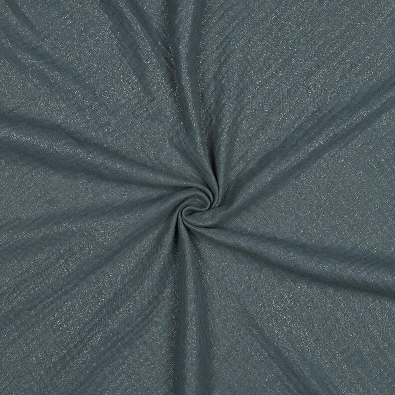 Mušelín / dvojitá mačkaná tkanina Jemné třpytivé puntíky | Poppy Fabrics – piniová,  image number 1