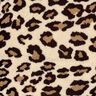 Beránek sherpa teddy s leopardím potiskem – mandlová/černá,  thumbnail number 1