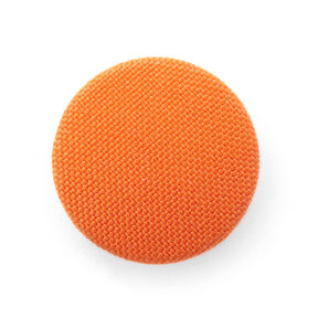 Potažený knoflík, Classic Poly – oranžová, 