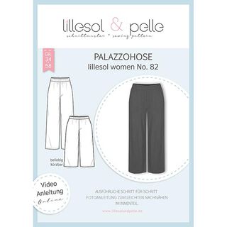 Palazzo kalhoty| Lillesol & Pelle No. 82 | 34-58, 