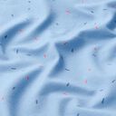 Bavlněný žerzej Sypání | PETIT CITRON – světle modra, 