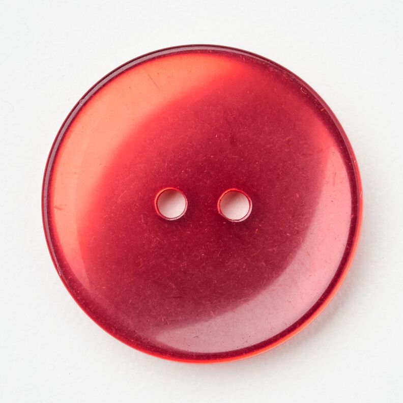 2dírkový lesklý knoflík [Ø 25 mm] – chili,  image number 1