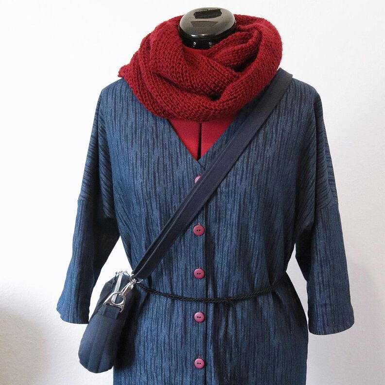 FRAU EDDA rovné halenkové šaty s knoflíkovou légou a kapsami | Studio Schnittreif | XS-XXL,  image number 4