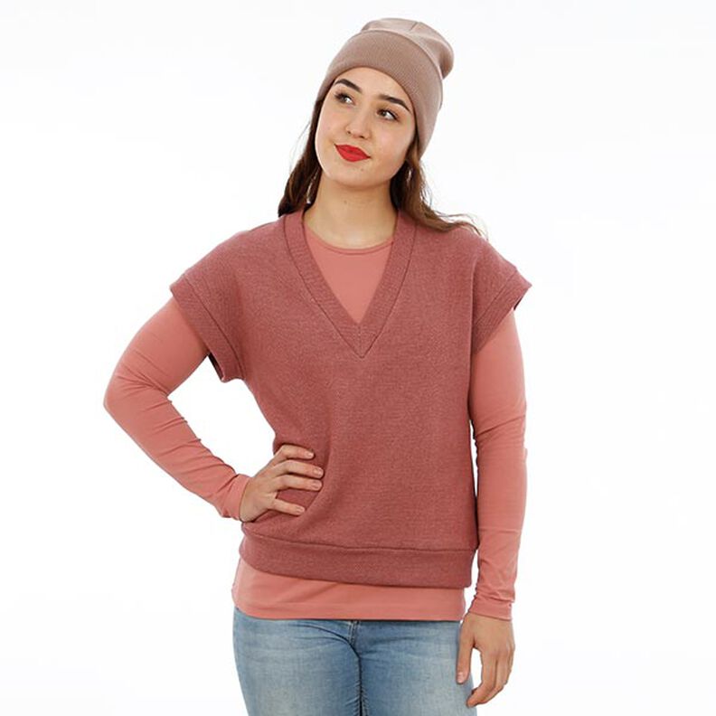 FRAU ULLI – krátká vesta s výstřihem do V, Studio Schnittreif | XS - XXL,  image number 2