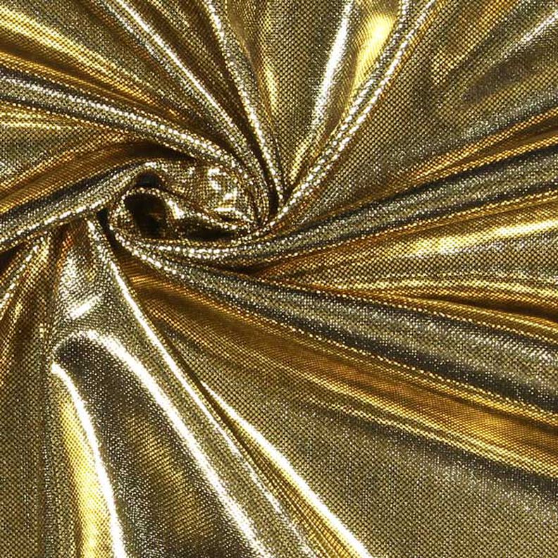 Dekor métalliqueační látka Lamé – zlatá kovový,  image number 2