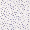 Letní teplákovina Srdíčka | Poppy Fabrics – slonová kost/šeříková,  thumbnail number 1