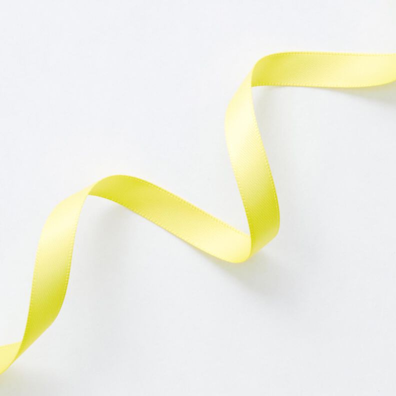 Saténová stuha [9 mm] – citrónově žlutá,  image number 3