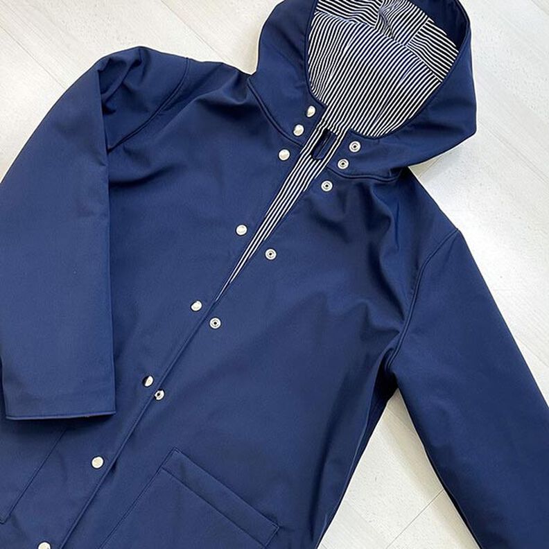 FRAU KARO – podšitá parka s kapucí a nakládanými kapsami, Studio Schnittreif | XS - XXL,  image number 11