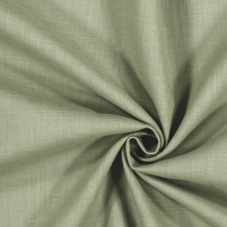 Lněná látka Ramie mix medium – rákosove zelená,  image number 1