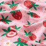 Bavlněný žerzej Sladké jahody | PETIT CITRON – růžová,  thumbnail number 2