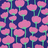LENZING™ ECOVERO™ viskózová tkanina Poppies | Nerida Hansen – namornicka modr/pink,  thumbnail number 1