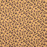 Mušelín / dvojitá mačkaná tkanina Leopard – starozlatá/červenofialková,  thumbnail number 1