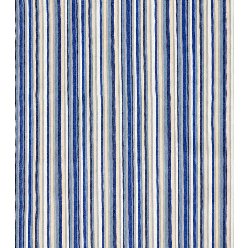 Outdoor Lehátkovina Podélné proužky 44 cm – indigová/béžová,  image number 1