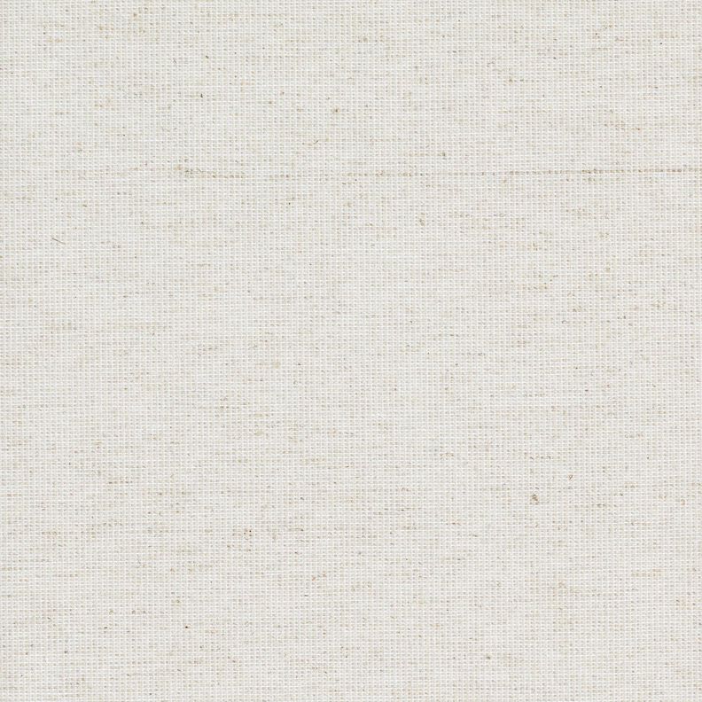 Dekorační látka Plátno Směs lnu – bílá/přírodni,  image number 5