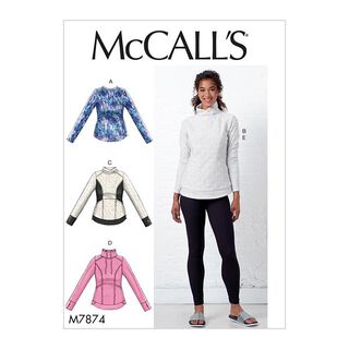Top Legíny, McCalls 7874 | 32 - 40, 