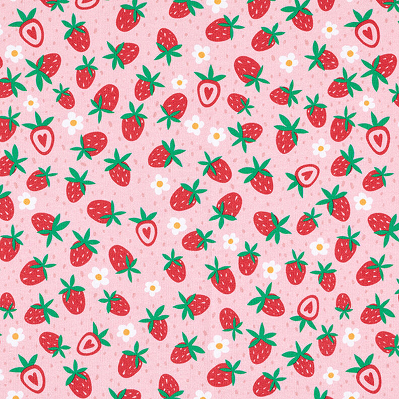 Bavlněný žerzej Sladké jahody | PETIT CITRON – růžová,  image number 1