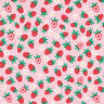 Bavlněný žerzej Sladké jahody | PETIT CITRON – růžová,  thumbnail number 1