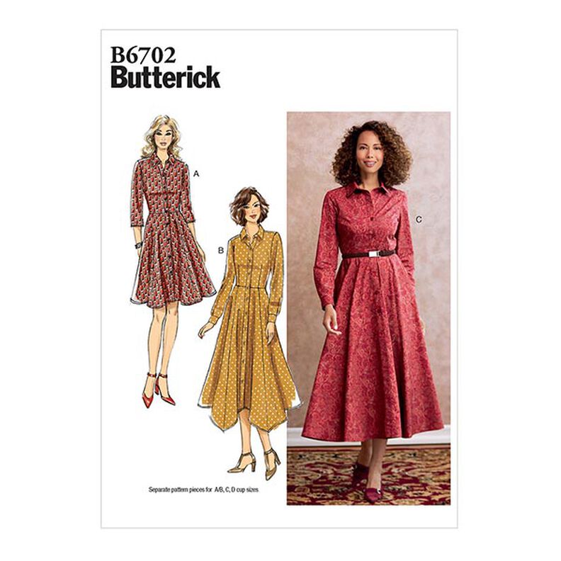 Šaty, Butterick 6702 | 32-40,  image number 1