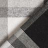 Károvaná flanelová látka na kabáty | Katia Fabrics – mlhově šedá/starostříbrná,  thumbnail number 4