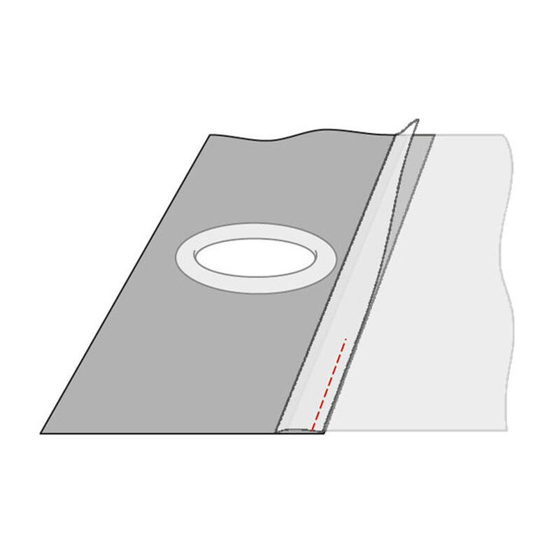 Páska s očky, 100 mm – bílá | Gerster,  image number 4