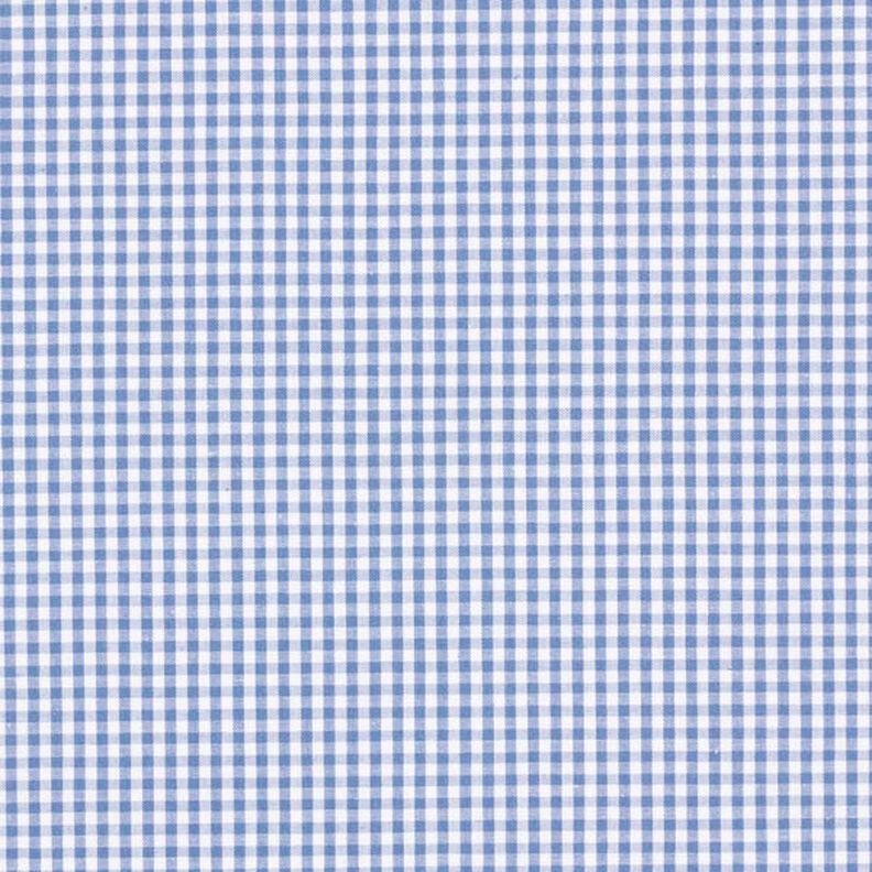 Bavlněný popelín Malé káro vichy, barveno v přízi – džínově modrá/bílá,  image number 1