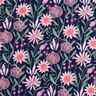 Bavlněný popelín velké luční květiny digitální potisk | Poppy Fabrics – noční modrá,  thumbnail number 1