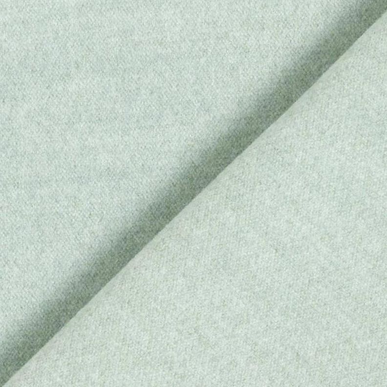 Kabátová tkanina z recyklovaného polyesteru melanž – pastelově zelená,  image number 3