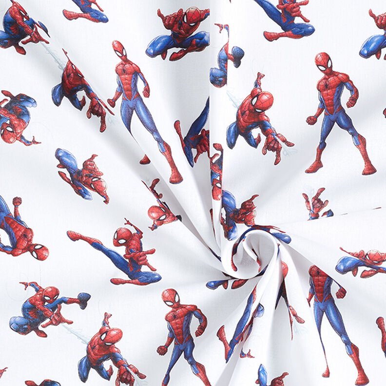Kreton Licenční látky Spiderman | Marvel – bílá,  image number 3