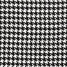 Viskózová tkanina houndstooth – černá/bílá,  thumbnail number 1