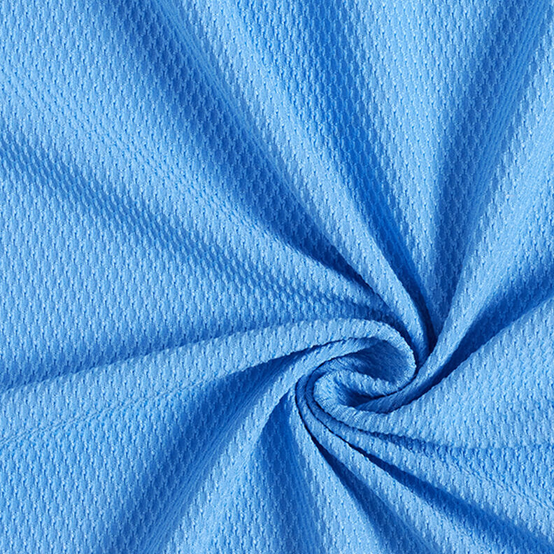 Žakárový žerzej se strukturou – brilantní modrá,  image number 3