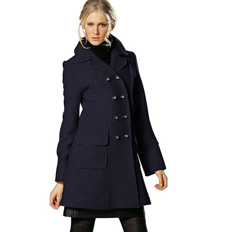 Valchovaný vlněný loden – navy,  image number 5