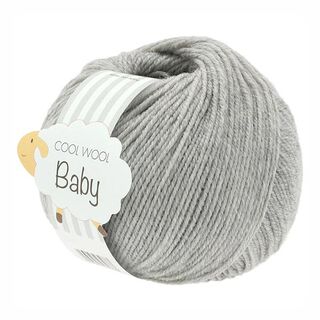 Cool Wool Baby, 50g | Lana Grossa – světle šedá, 