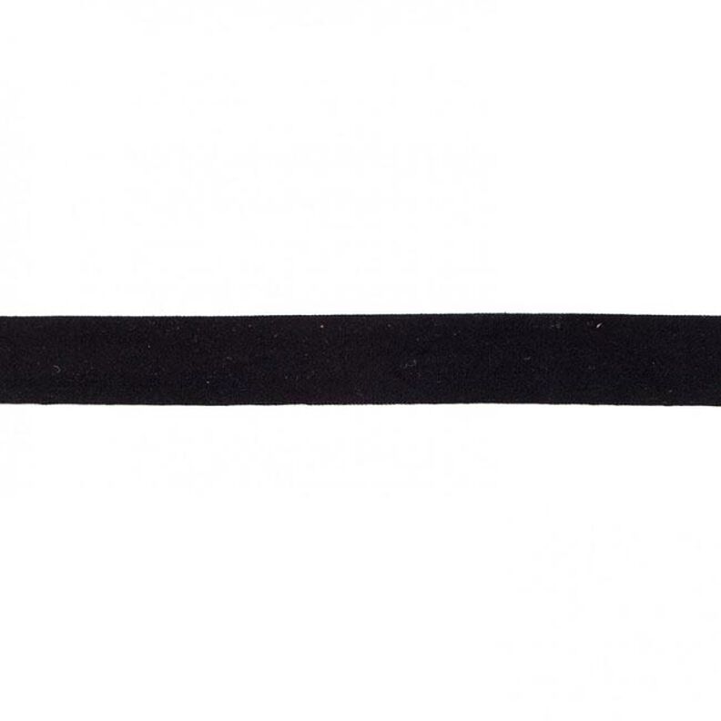 Elastická lemovací stuha  matný [20 mm] – černá,  image number 1