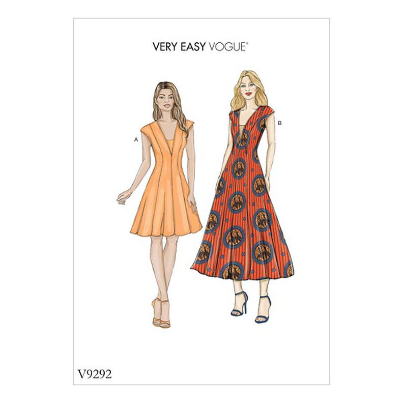 Večerní šaty, Very Easy Vogue 9292 | 32 - 48,  image number 1