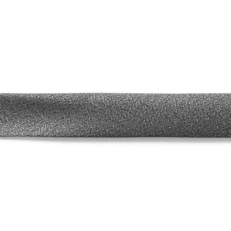 Šikmý proužek Metalický [20 mm] – černá,  image number 2