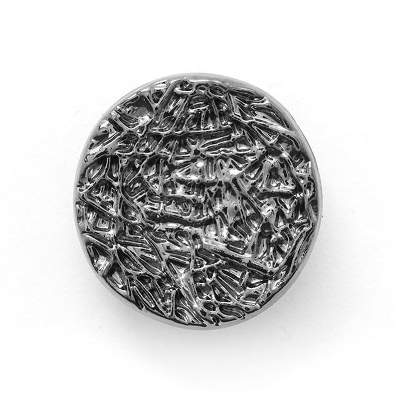 Kovový knoflík Meteor – stříbrný,  image number 1