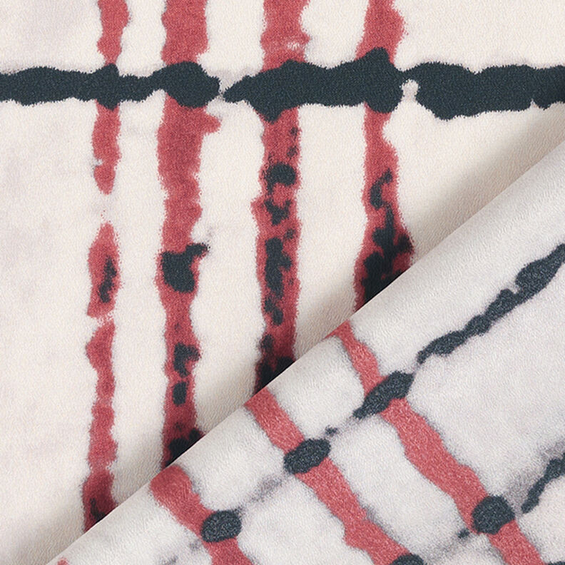 Látka na blůzy rozmazané čtverce – perlově šedá,  image number 4