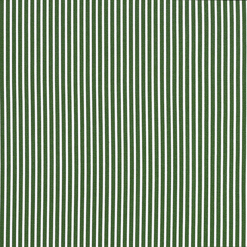Bavlněný popelín Proužky – tmavě zelená/bílá,  image number 1