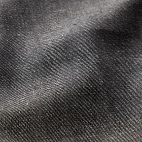 Těžký bavlněný denim – černá, 