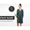 FRAU MARY – šaty s výstřihem do V a nařasenou sukní, Studio Schnittreif  | XS -  XXL,  thumbnail number 1