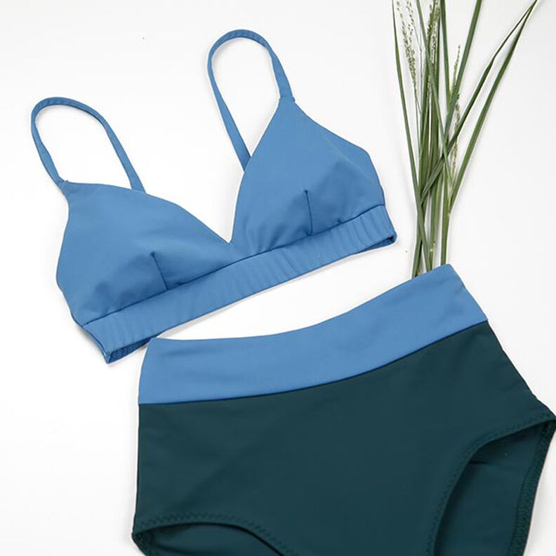 FRAU JUNE – horní díl bikin bez zapínání nebo top na jógu, Studio Schnittreif | XS - XXL,  image number 5