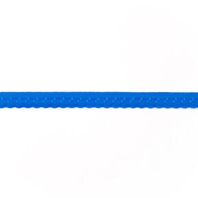 Elastická lemovací stuha Krajka [12 mm] – královská modr, 