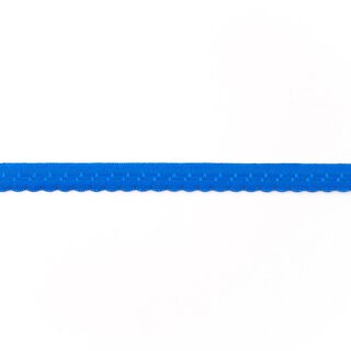 Elastická lemovací stuha Krajka [12 mm] – královská modr, 