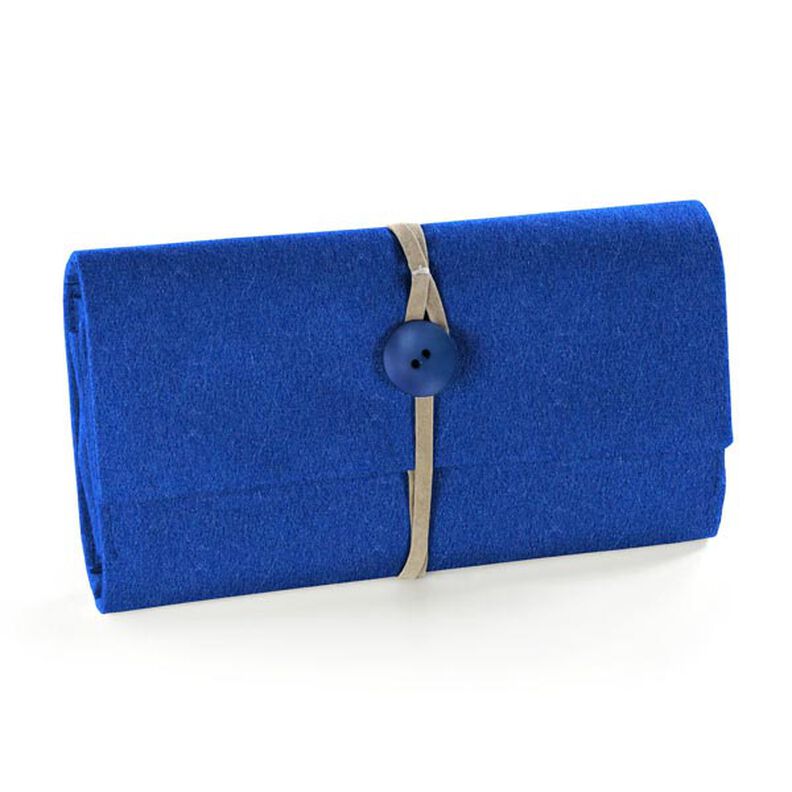 Plsť 90 cm / tloušťka 1 mm – královská modr,  image number 4