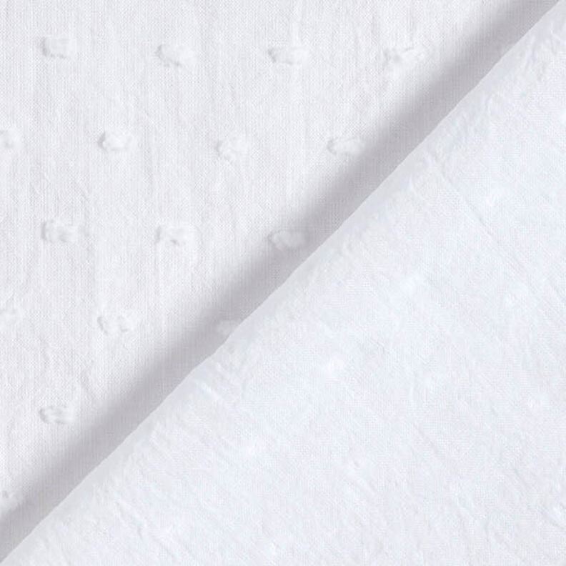 Bavlněný batist Dobby – bílá,  image number 4