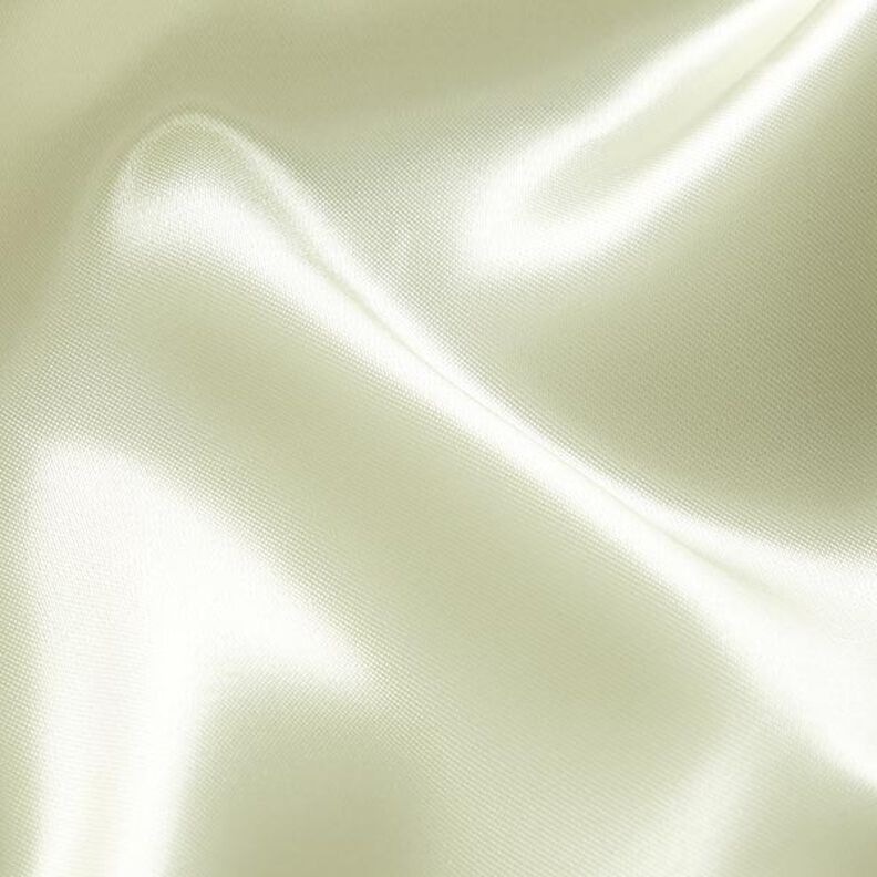 Polyesterový satén – vlněná bílá,  image number 3