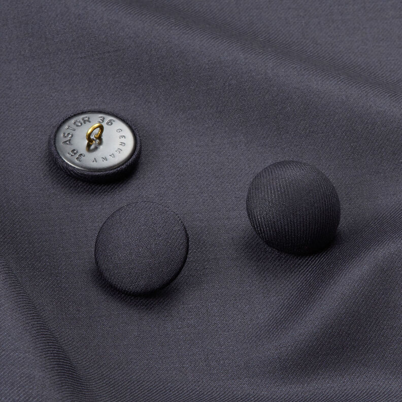 Potažený knoflík Gloss – mořská modrá,  image number 4
