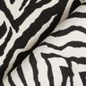 Dekorační látka Žakár Zebra – slonová kost/černá,  thumbnail number 4