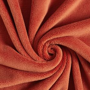 Hebký fleece – terracotta, 