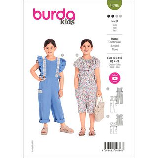 Overal Burda, 9265 | 104 - 146, 
